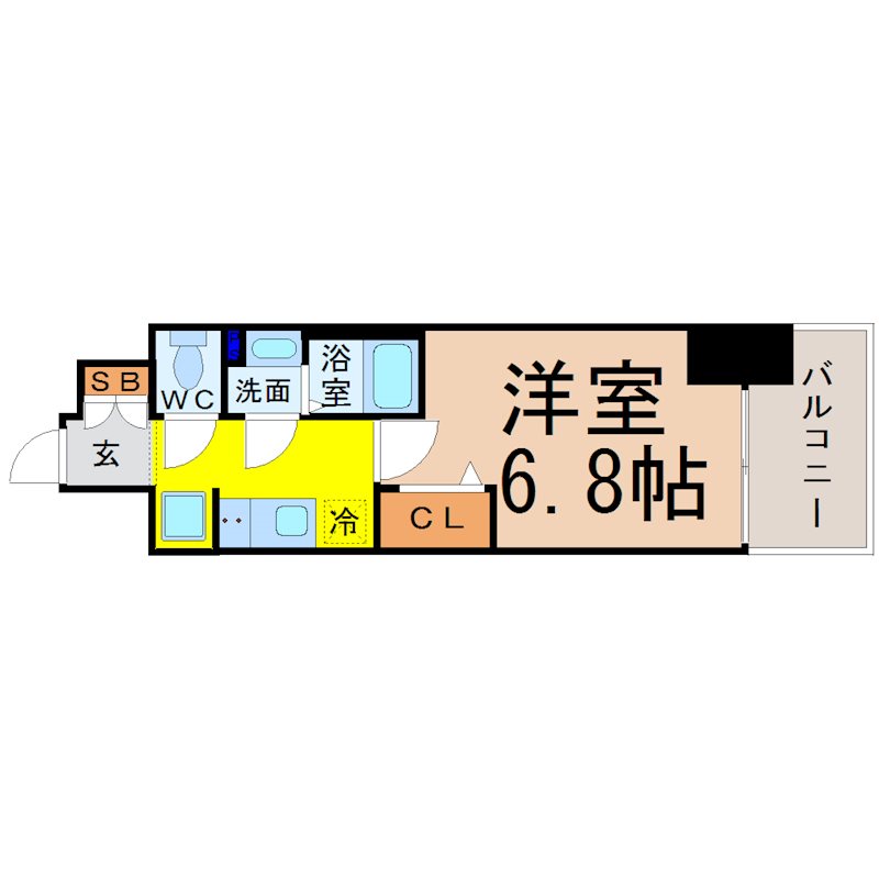 プレサンス名古屋駅ゲート 間取り
