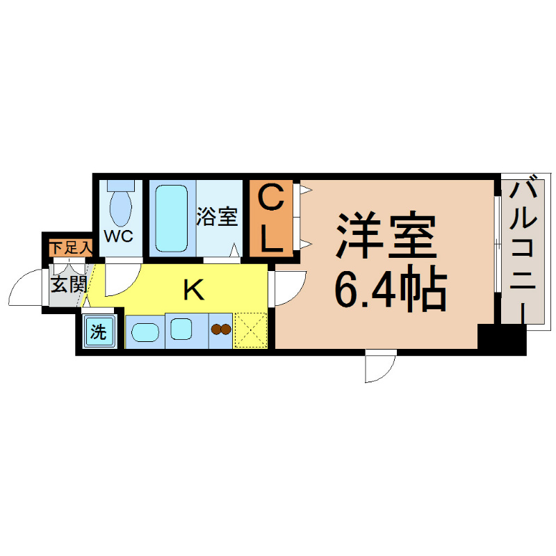 プレサンス鶴舞公園ＷＥＳＴ 間取り