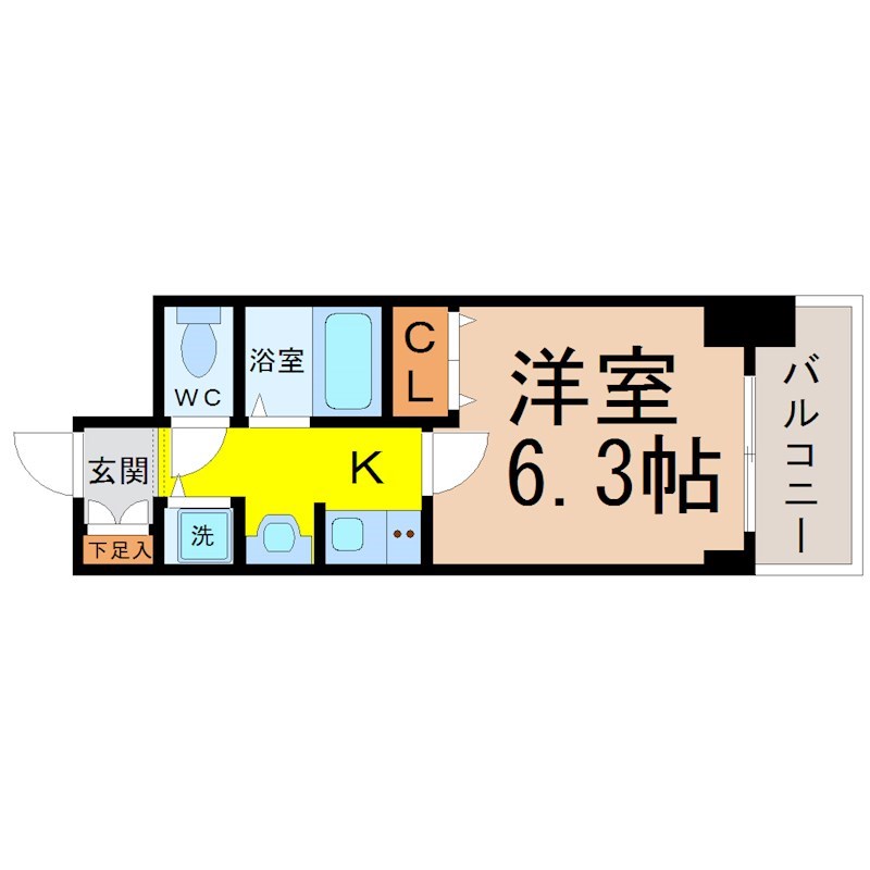 プレサンス大須観音駅前サクシード 間取り