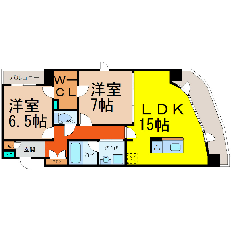 ファミール熱田 間取り