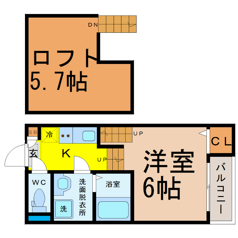 Ｏｒｑｕｅ（オルク） 間取り