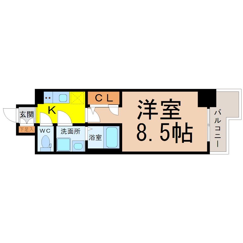 エスリード名城公園 間取り