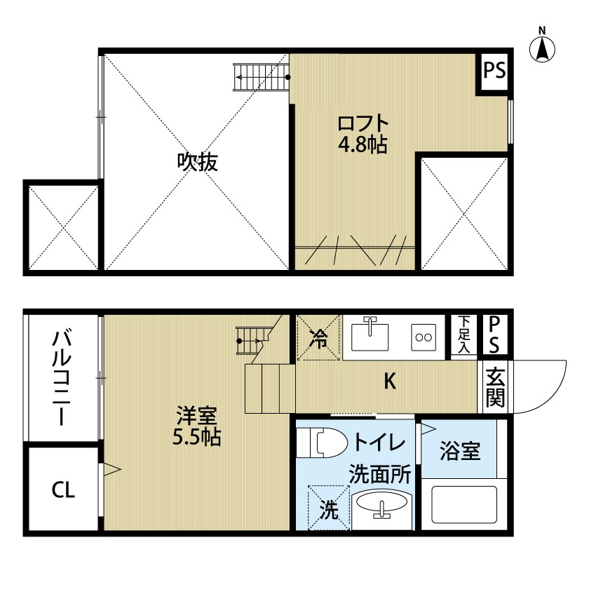 フェリオ平安通 間取り
