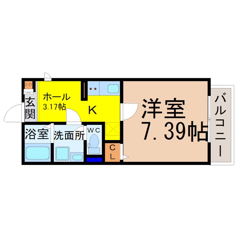 Gallery庄内通（ギャラリー庄内通） 間取り