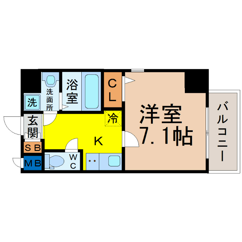 Ｚ・Ｒ名駅 間取り