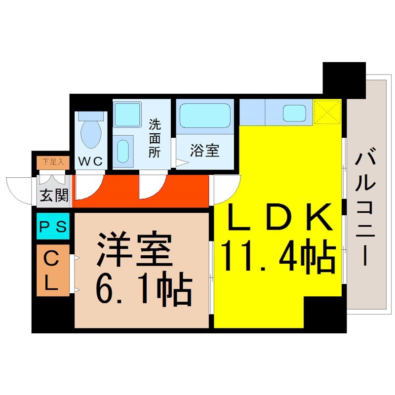 ＣＬＡＩＲ　ＨＥＩＷＡ（クレールヘイワ） 間取り