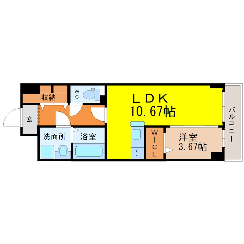 S-FORT北千種（チクサキタ） 間取り