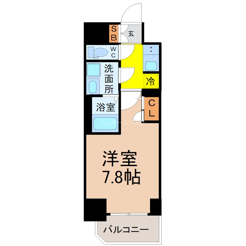S-RESIDENCE葵 間取り