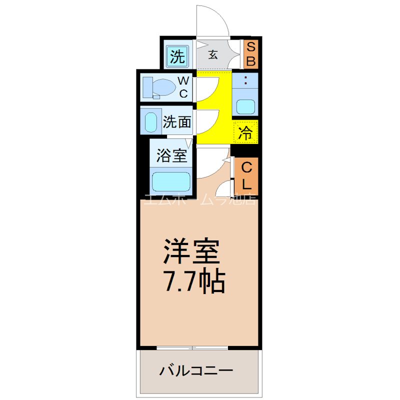 S-RESIDENCE葵 間取り