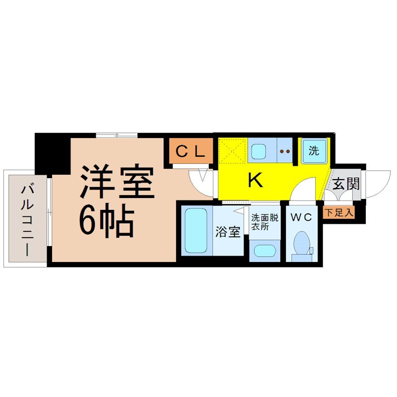 エステムコート名古屋新栄アクシス 間取り