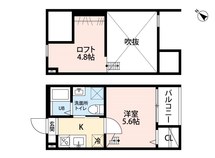 Ｔｒｏｉｓ　ｅｔｏｉｌｅｓ（トロワゼトワル） 間取り