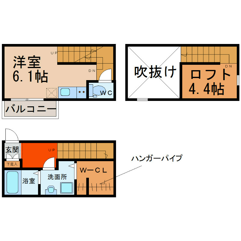 ＥＳＰＡＣＩＯ今池（エスパシオ今池） 間取り