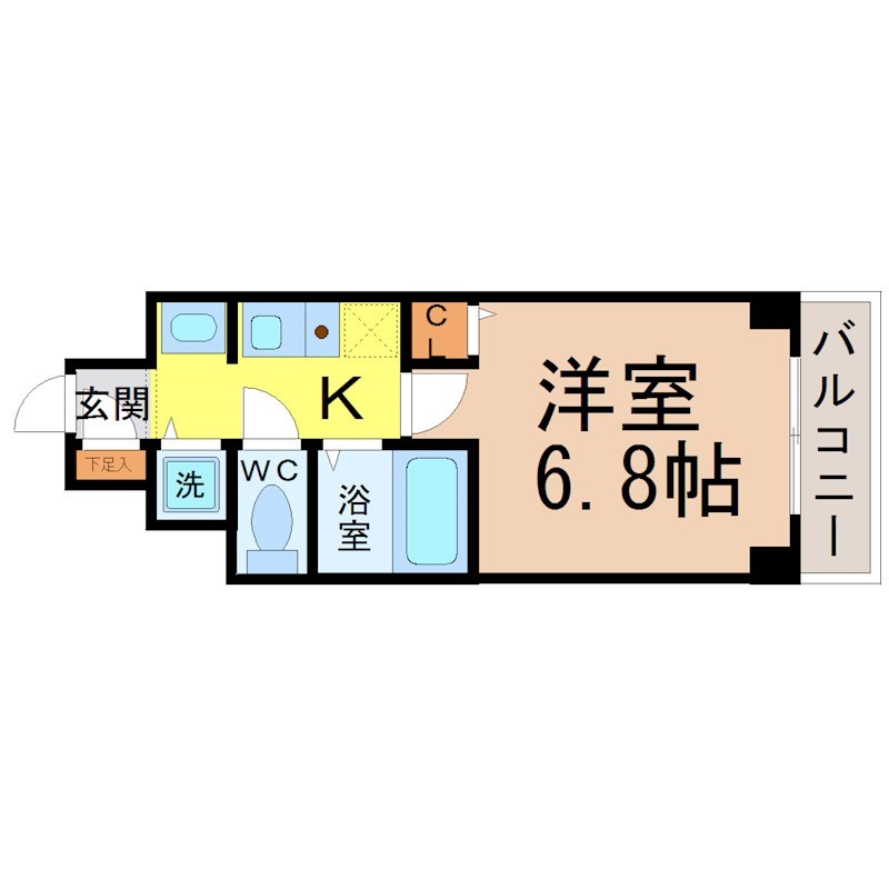 ライジングコート名古屋駅前東 間取り