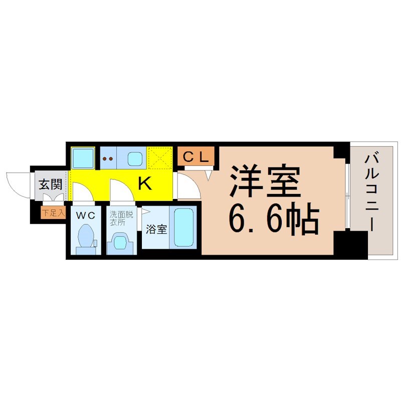 プレサンス名駅南エディフィス 間取り