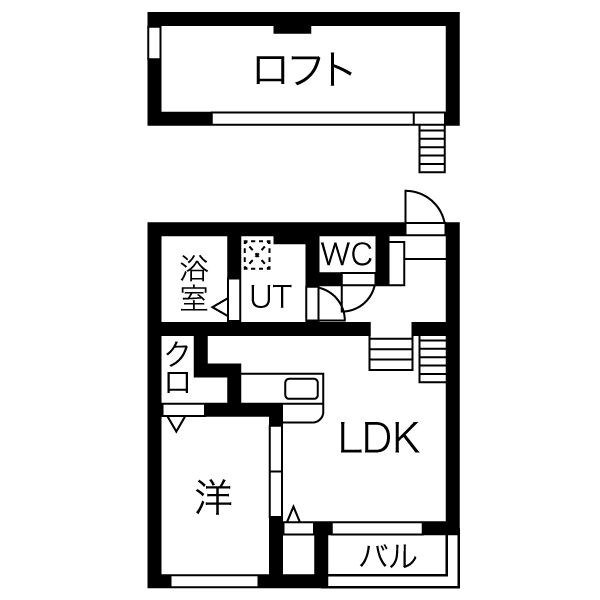 クローバーコート日比野 間取り