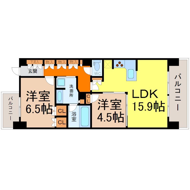 ＴＨＥ　ＳＡＫＡＥ　ＲＥＳＩＤＥＮＣＥ 間取り
