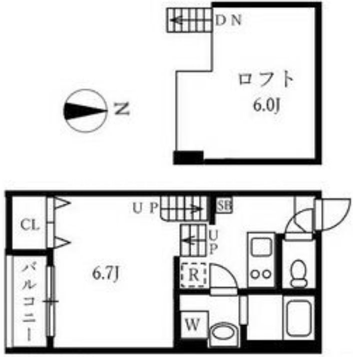 Ｄａｎｕａ下坂町（ダヌア下坂町） 間取り