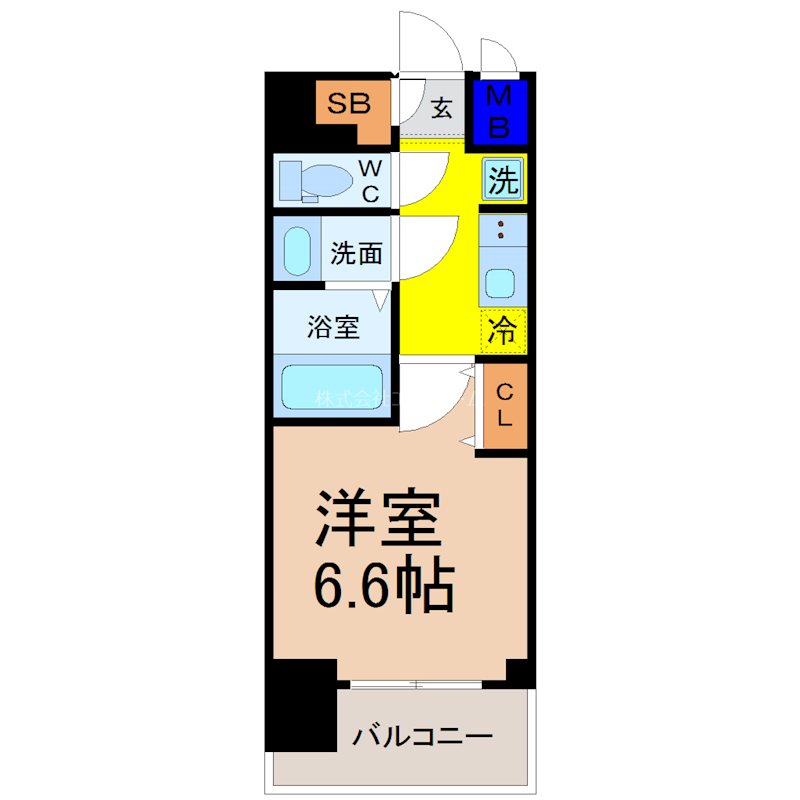 シーズンフラッツ千種（チクサ） 間取り