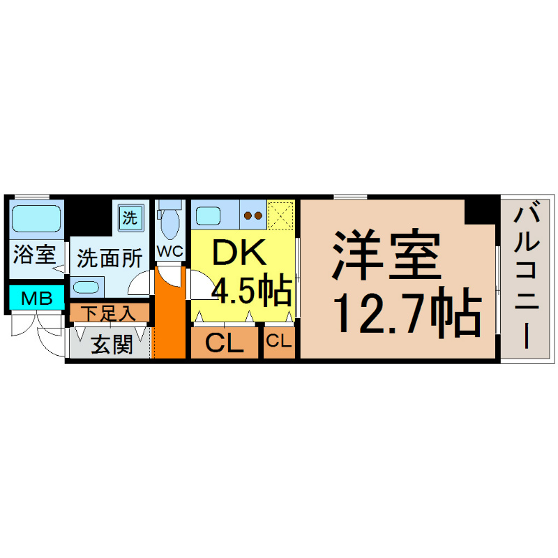 Ｂ’ｓ117（ビーズ117） 間取り