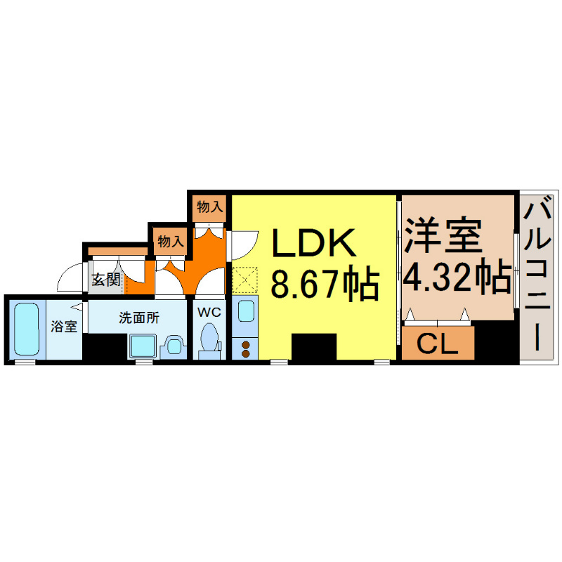 エイトエムジー名駅 間取り
