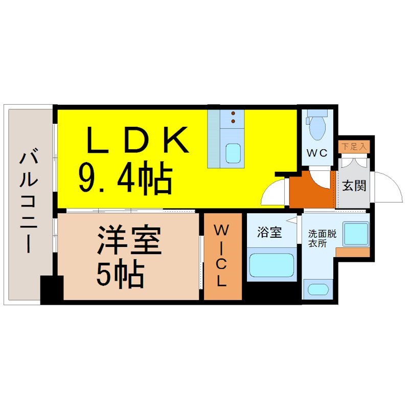 プレサンス太閤通ファシール 間取り