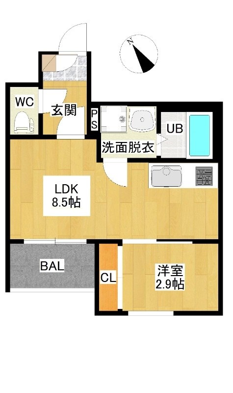 Ｒ－Ｓｍａｒｔ大曽根 間取り