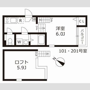 ハーモニーテラスケー 間取り