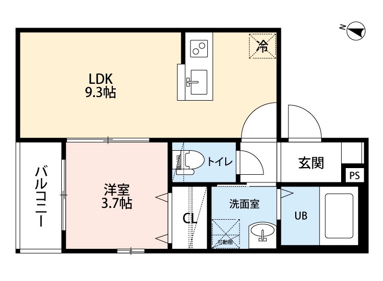 ベーネ呼続 間取り