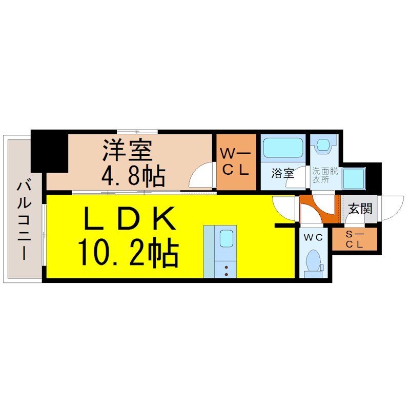 ディアレイシャス浅間町 間取り