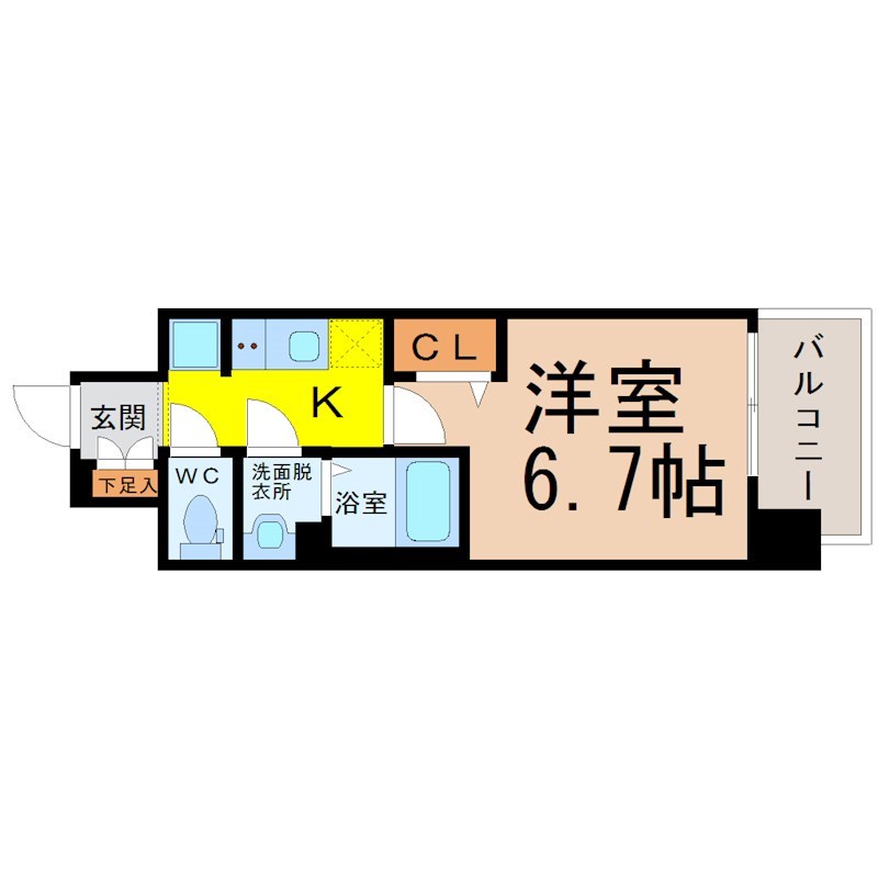 ディアレイシャス上前津 間取り