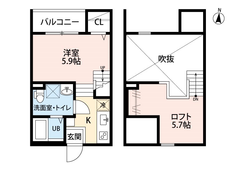 ＳＰＩＣＡ中島新町 間取り