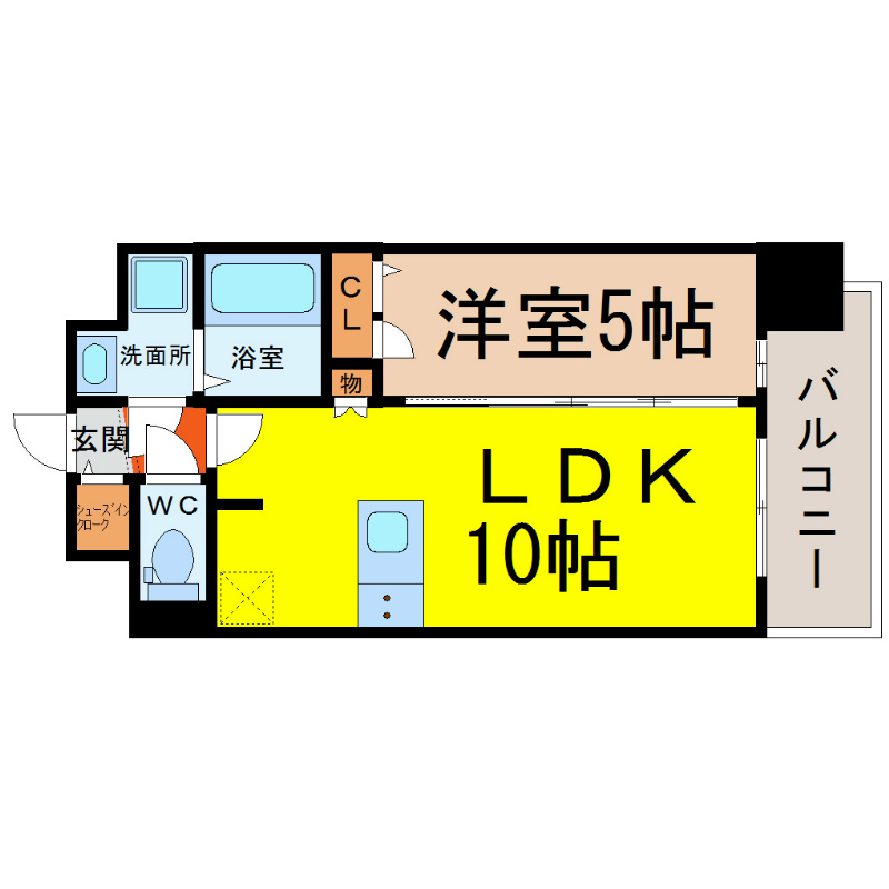 プレサンス栄フレイヤ 間取り