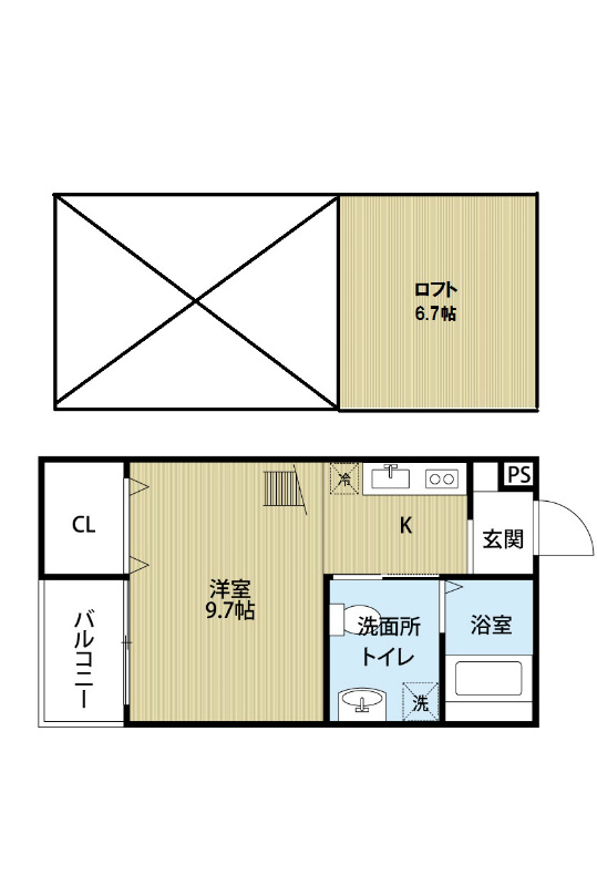 Ｏｌｉｖｅ（オリーブ） 間取り
