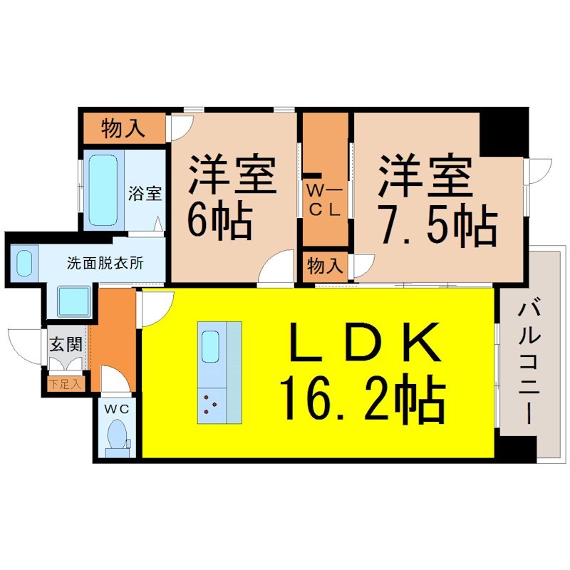 コモレビスクエア名駅北 間取り