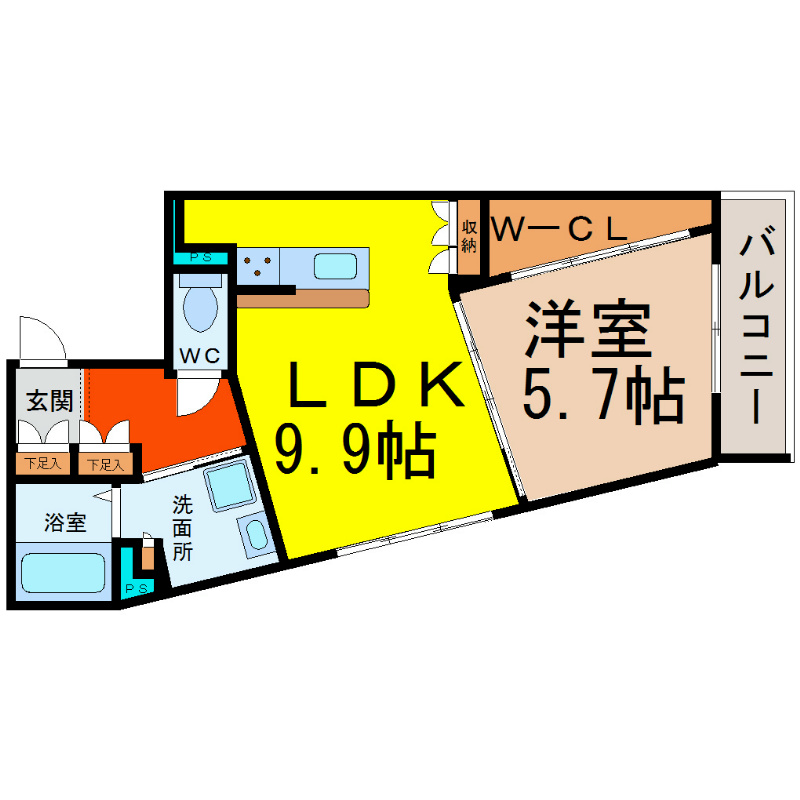 Grandeur Chikusa（グランドゥール千種） 間取り