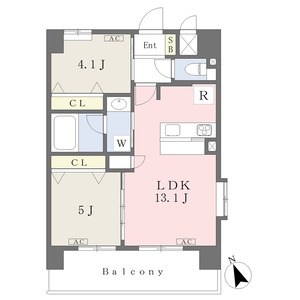 スプランディッド名駅NORTH 間取り