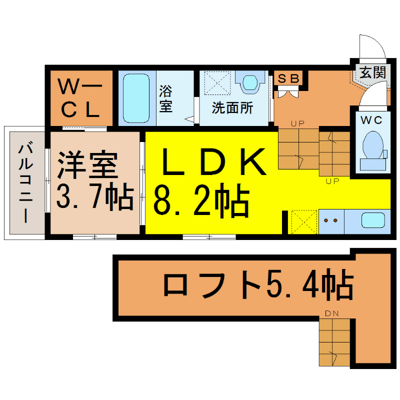 ヴィラ駈上 間取り
