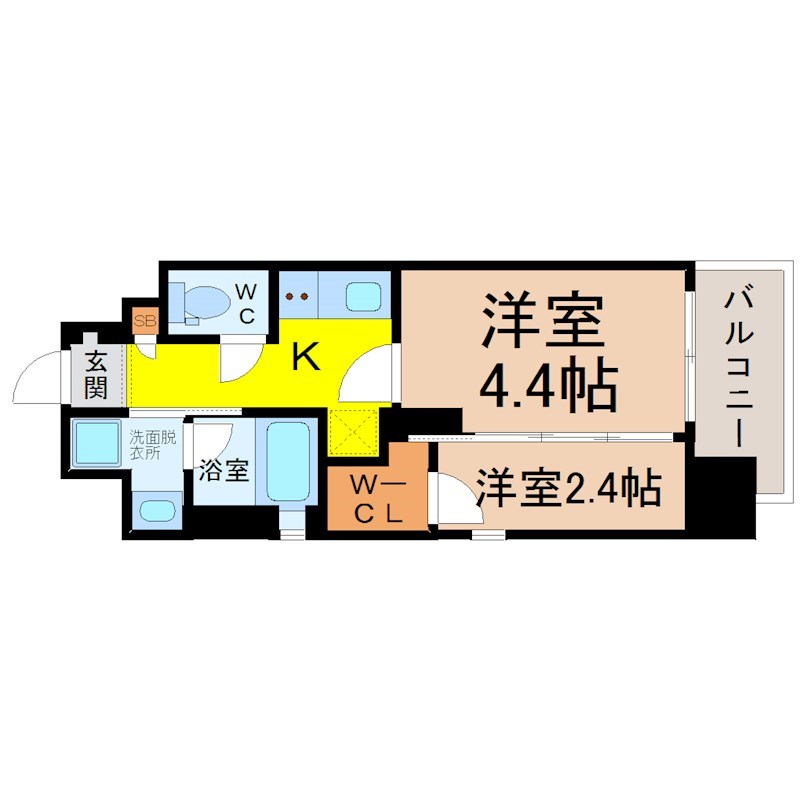 シーズンフラッツ矢場 間取り