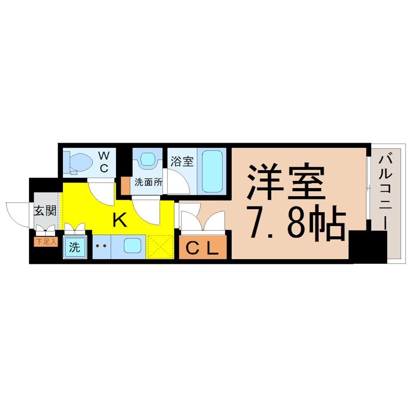 コンフォート新栄 間取り