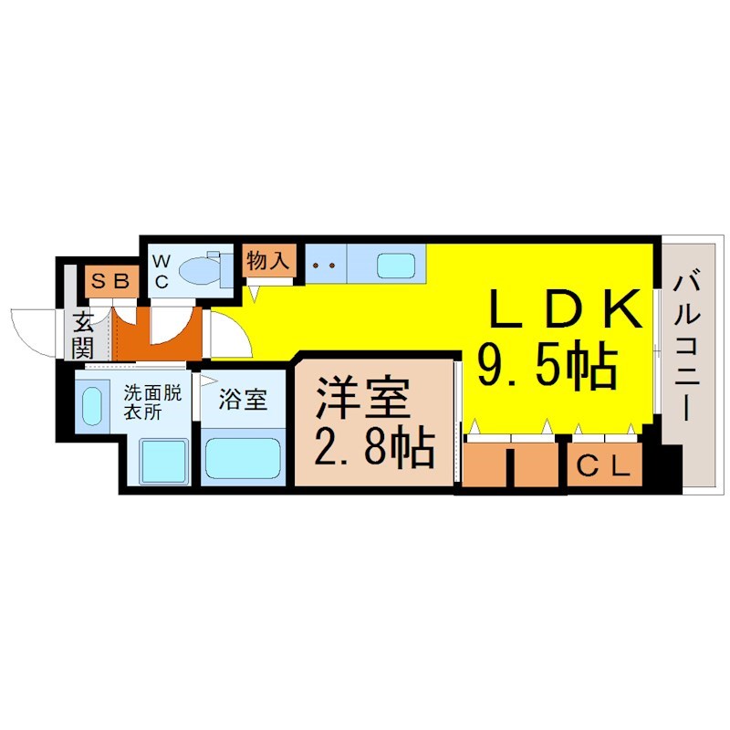 ラクラーレＶＩＮＴＩＡ 間取り