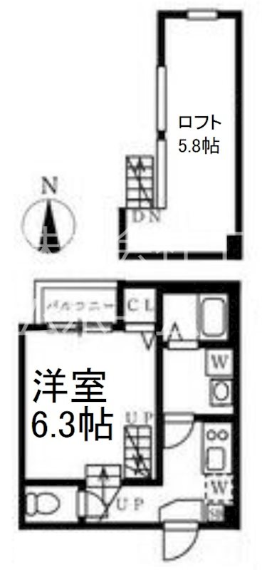 ハーモニーテラス愛知町Ⅲ 間取り