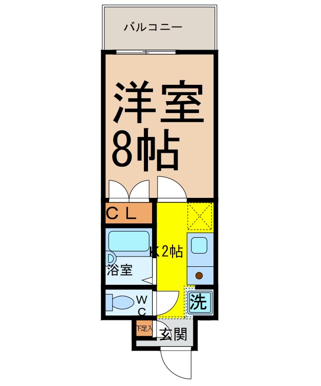 タウンコート児島 間取り