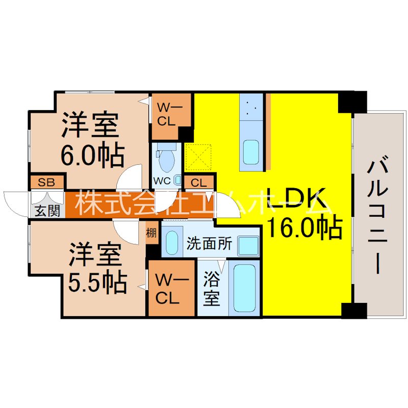 リアレクト白壁 間取り