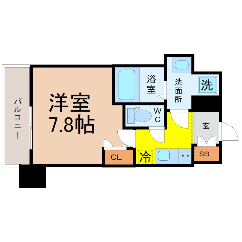 エスリード新栄テセラ 間取り