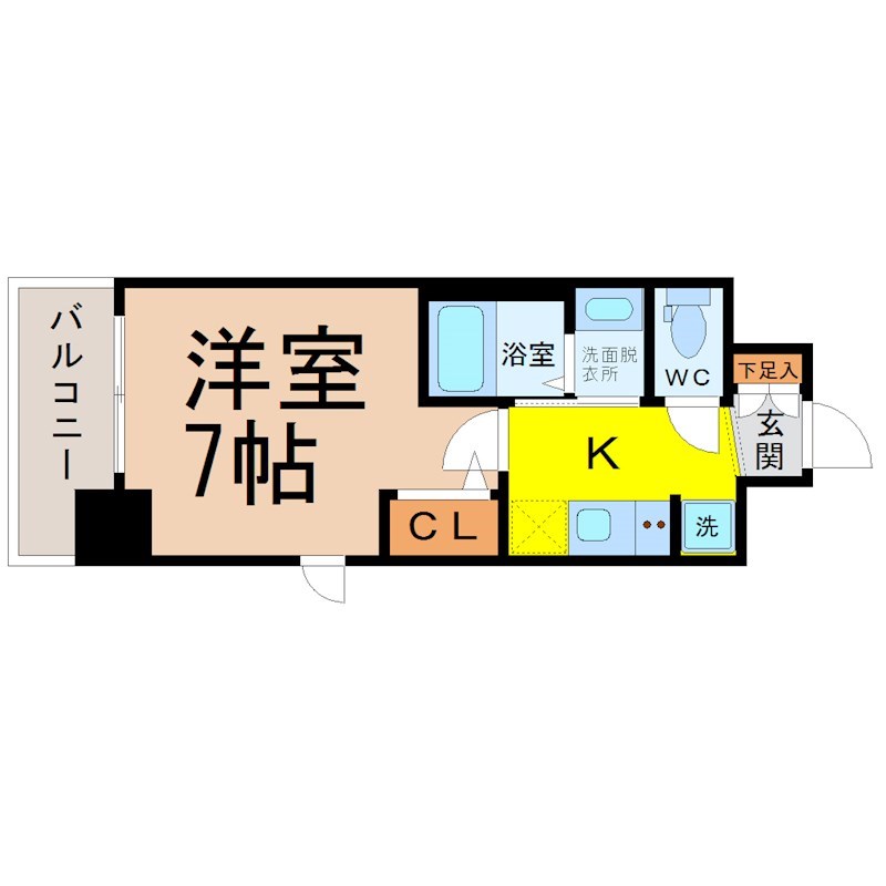 エステムコート名古屋新栄IIアリーナ 間取り
