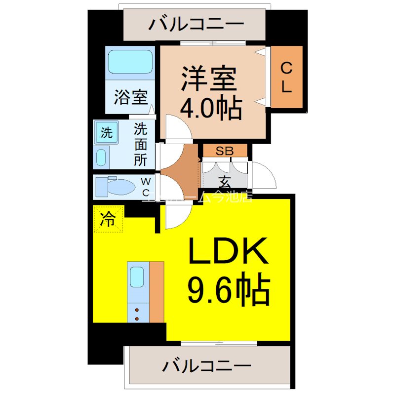 メイクス今池PRIME 間取り