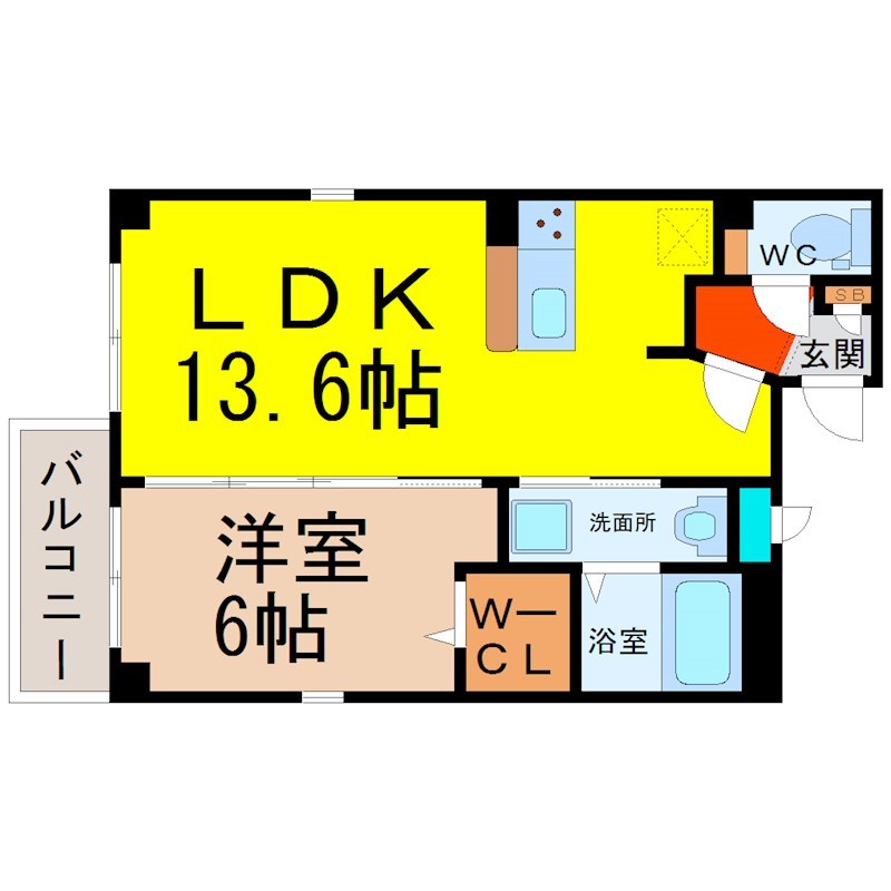 ａｘｉｓ　ｓａｋａｅＶ 間取り