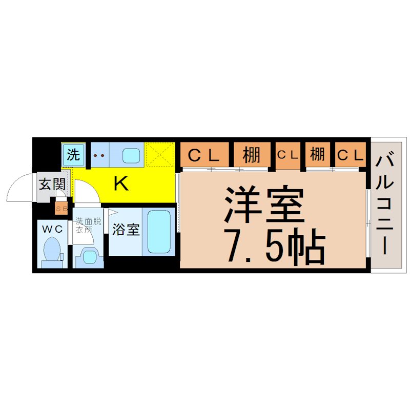リブリ・浄心A 間取り