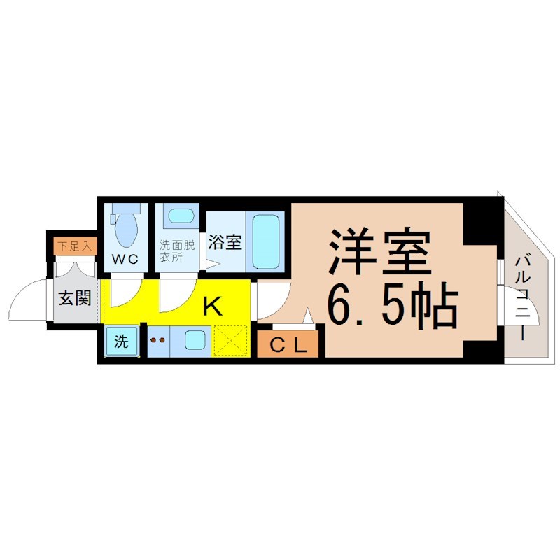 メイクス上前津Ⅲ 間取り