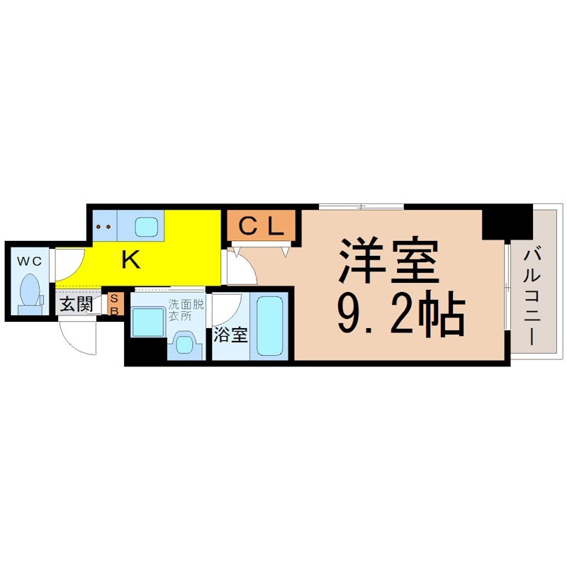 RAFFLE CHIHAYA（ラッフル千早） 間取り